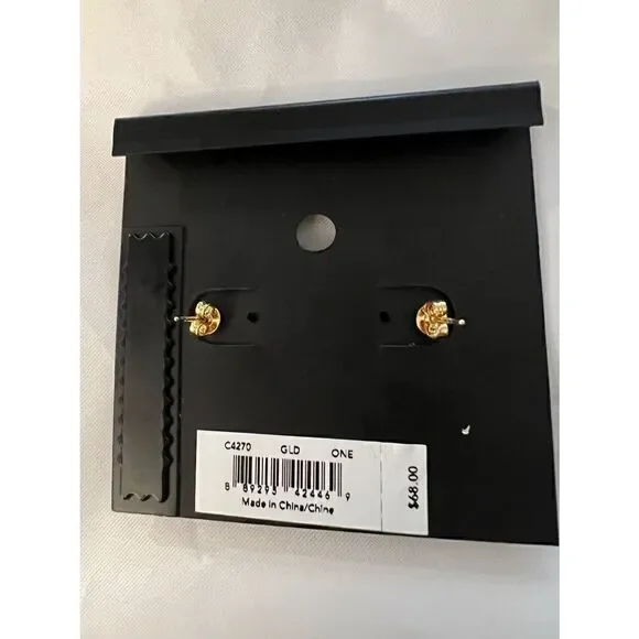 💕New ❤️Coach Flower Earing Msrp:$68.00 - Picture 2 of 3